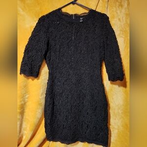 Little Black Dress with Lace Detail throughout